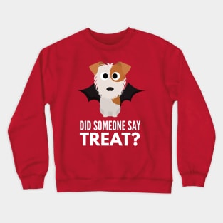 Jack Russell Terrier Halloween Trick or Treat Crewneck Sweatshirt